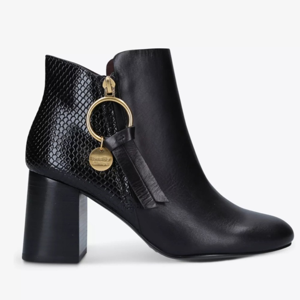 SEE BY CHLOE Howl Heeled Ankle Boots